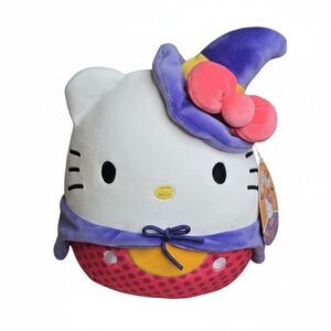 Squishmallow 8” Halloween 2025 - Witch Hello Kitty and Friends - Pink and Purple